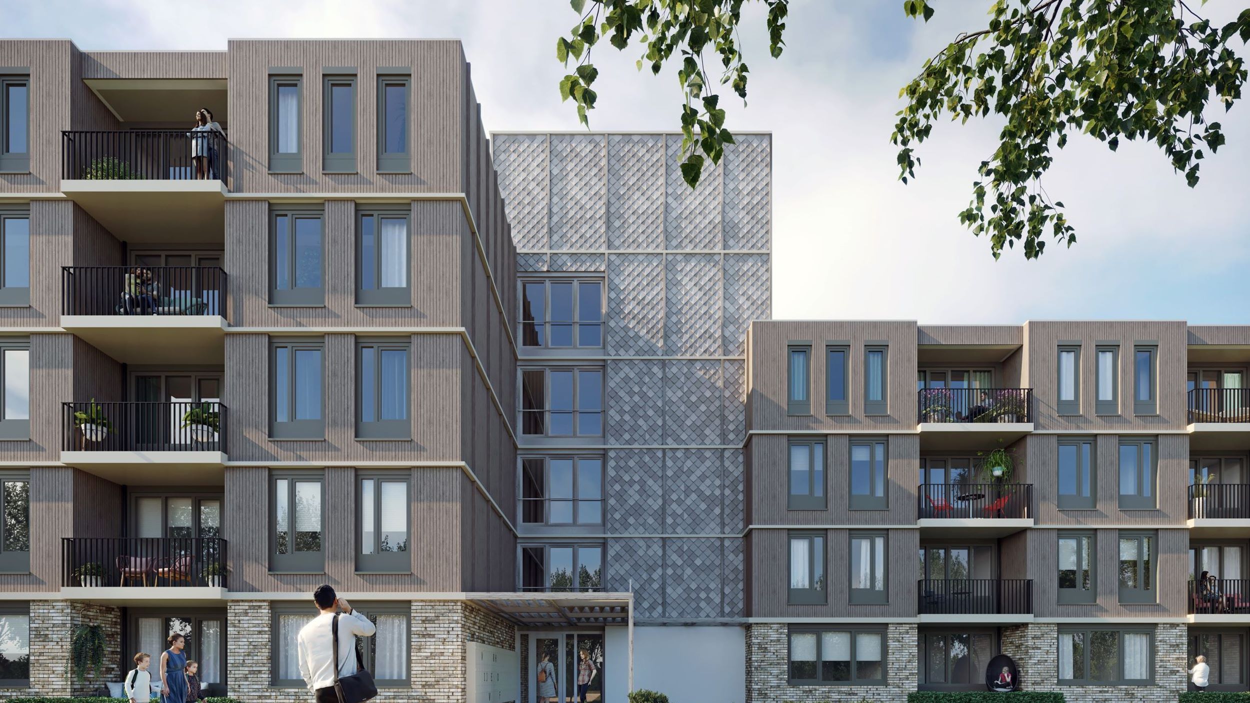 Project Vijverhof in Berg en Dal. Beeld: Van de Klok Bouw & Ontwikkeling. 