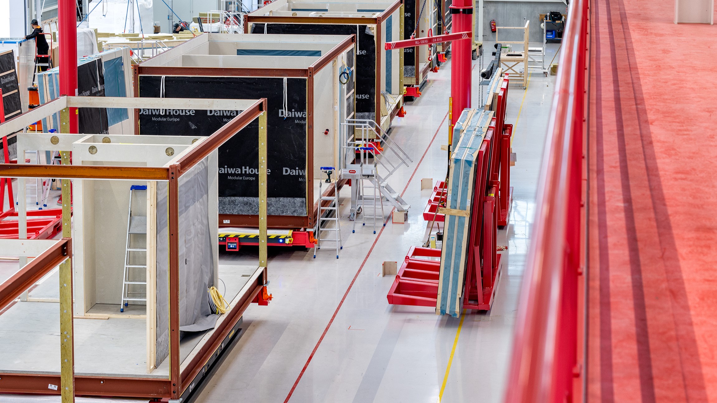 Nieuwe woningfabriek ‘Daiwa House Modular Factory’ in Montfoort. Foto: Daiwa. 
